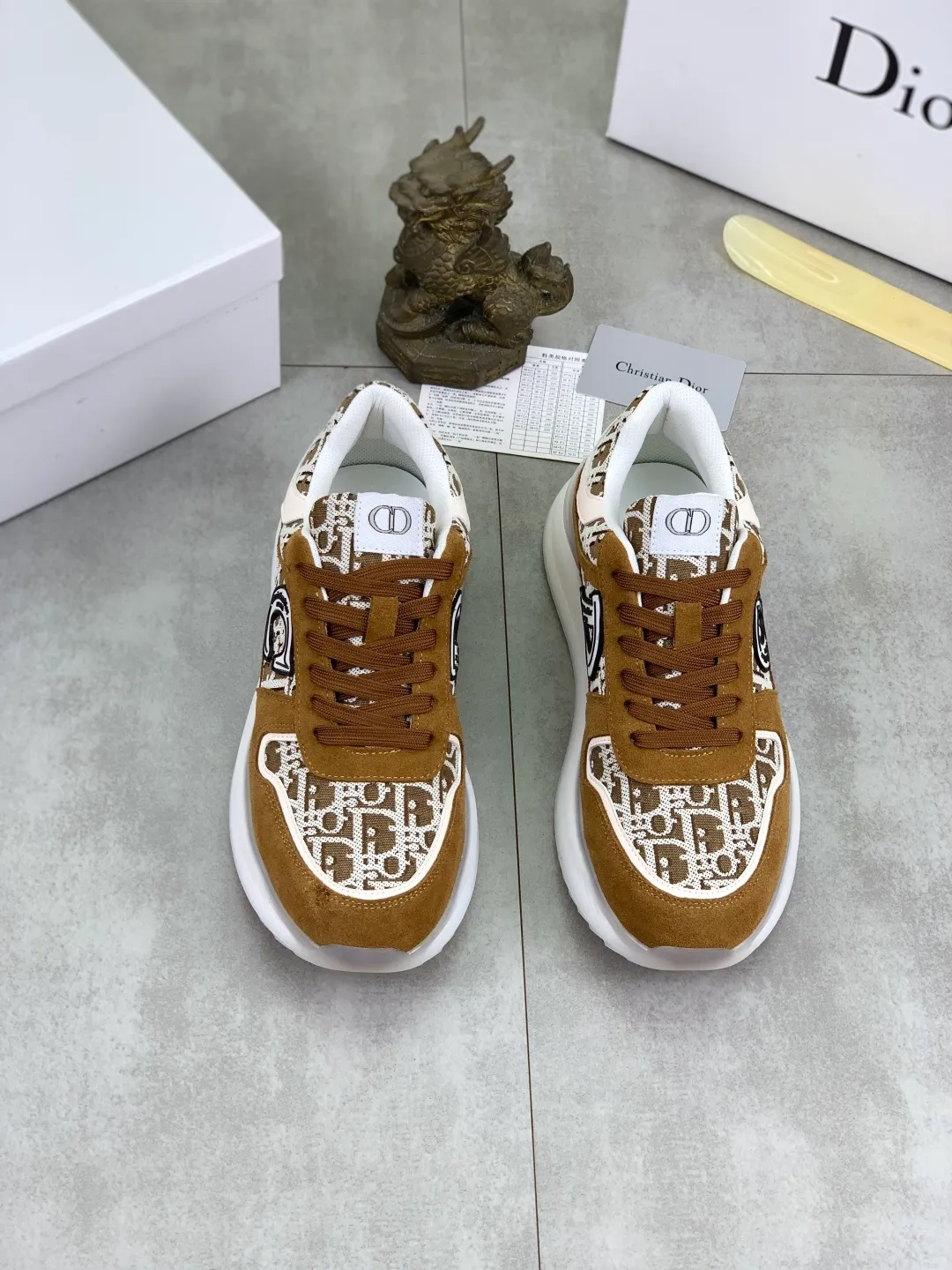 Men's Men's Shoes💰P440💰[New Style]🆘[Dior] 2025 Dior Original Lace-up Low-top Men's Shoes Classic casual shoes 🔥This model is the official classic model, with high quality and made by famous original designers. It is made of high-quality cowhide with original materials➕comfortable and breathable mesh lining➕pigskin insole. The perfect last shape and generous and fashionable design have attracted many consumers and are suitable for drivers to drive🚗. What you want is the highest quality in the market. Color: multi-color. Code number: 38--44 (45 customized)